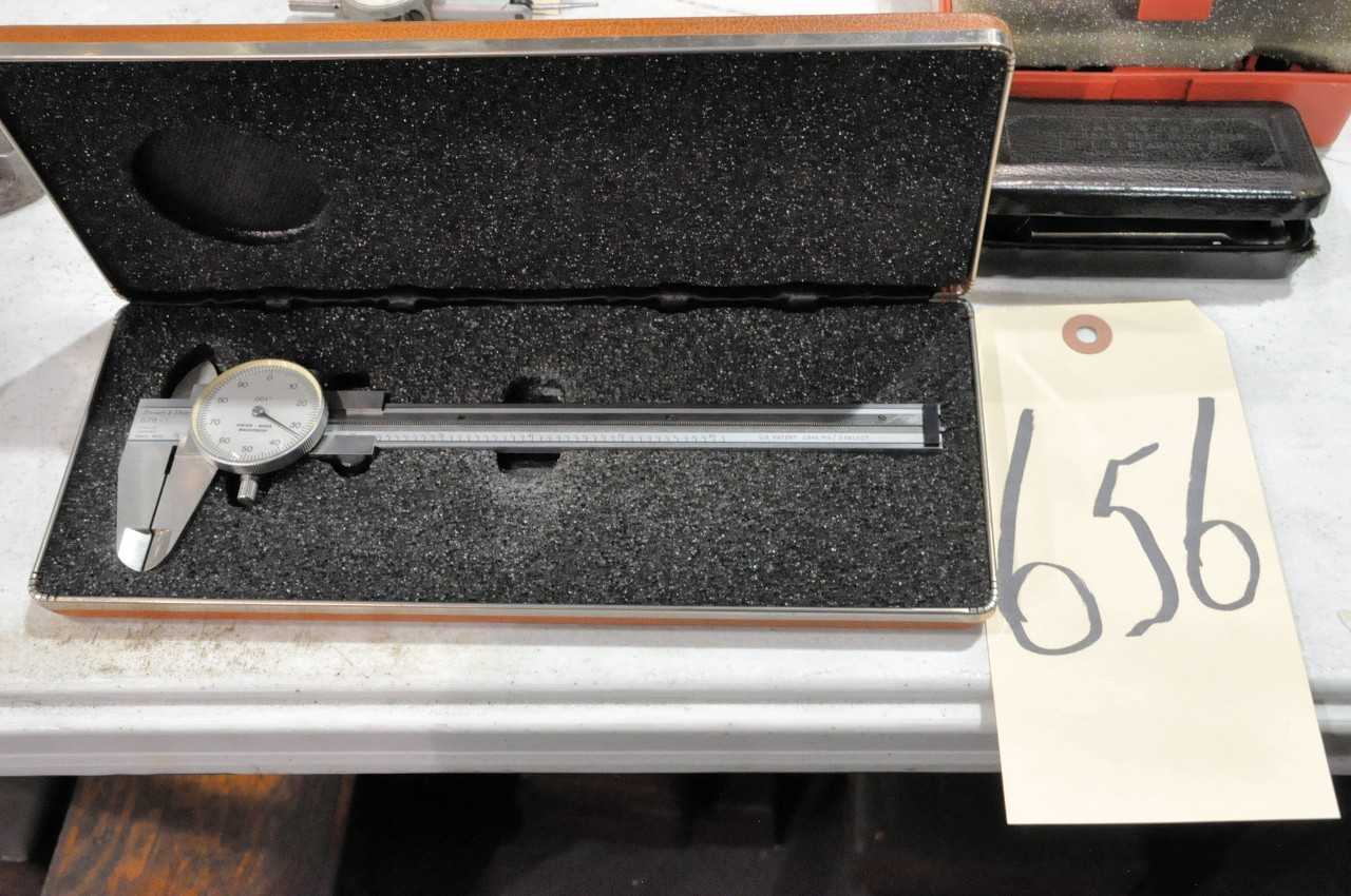 Brown & Sharpe No. 579-1, 6" Dial Caliper with Case - INSTRUMENTATION