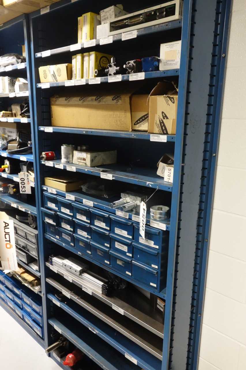 Contents of 1x section shelving - SHELVING