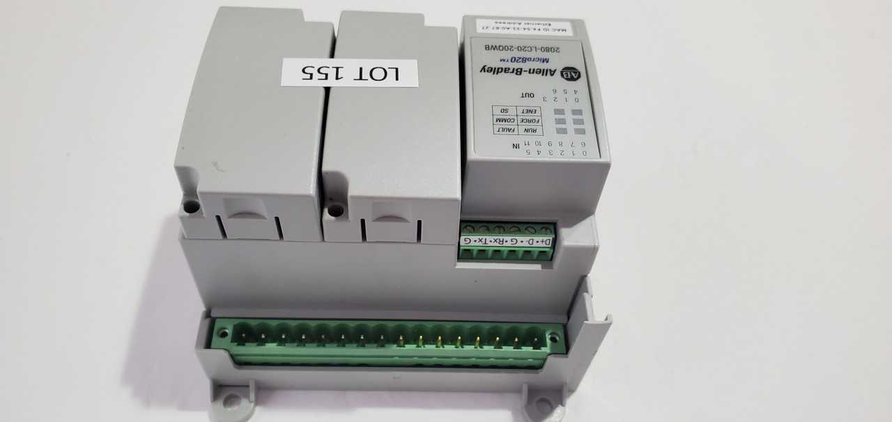 Allen Bradley Micro 820 2080-LC20-20QWB PLC - AUTOMATION & CONTROLS