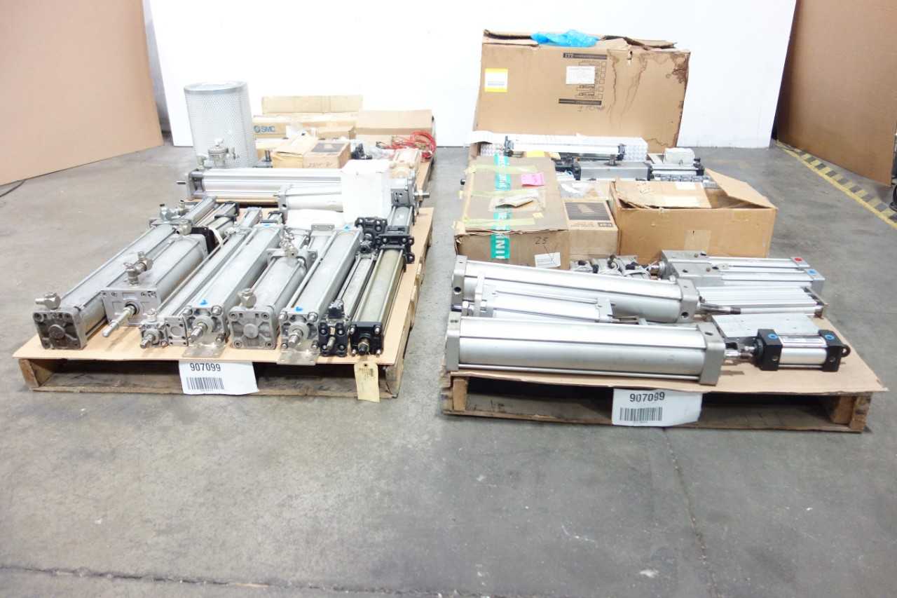 4 PALLTES OF ASSORTED PNEUMATIC PARTS AND ACCESSORIES - PNEUMATIC POWER TOOL