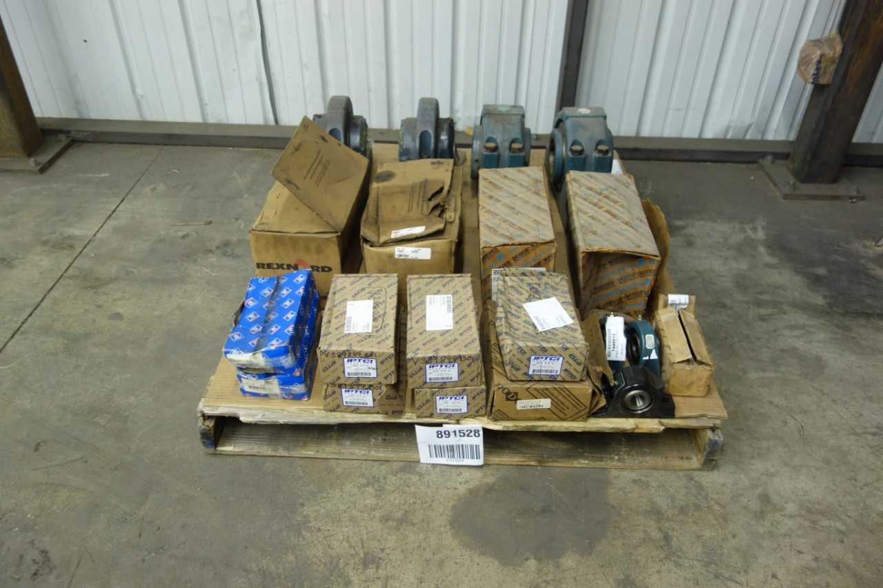 PALLET OF ASSORTED PILLOW BLOCK BEARINGS - BEARINGS