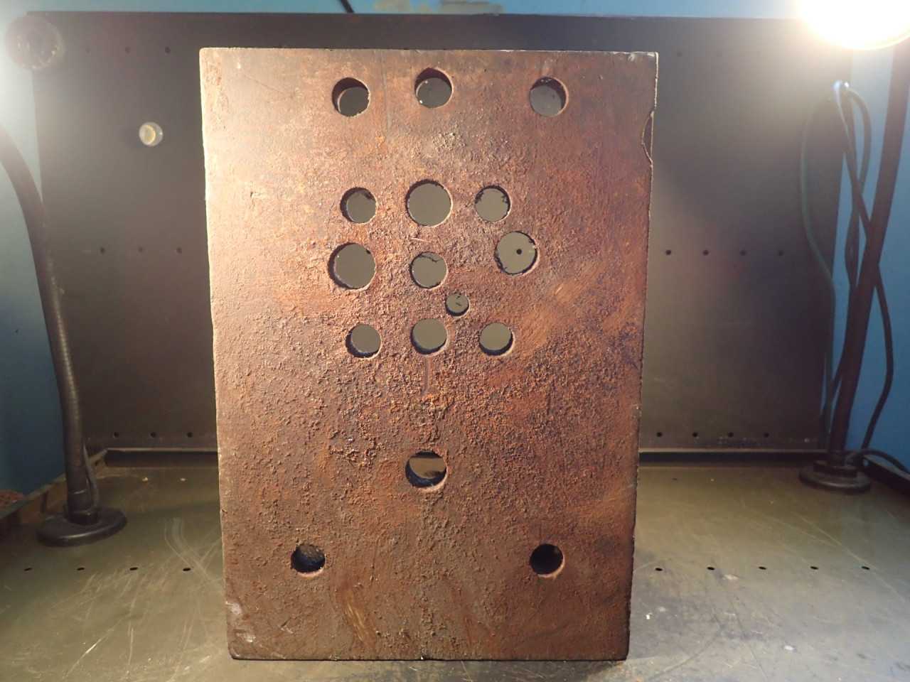 17-3/8" x 16" x 12" Cast Iron Right Angle Mill Milling Set-Up Fixture Plate - END MILLS