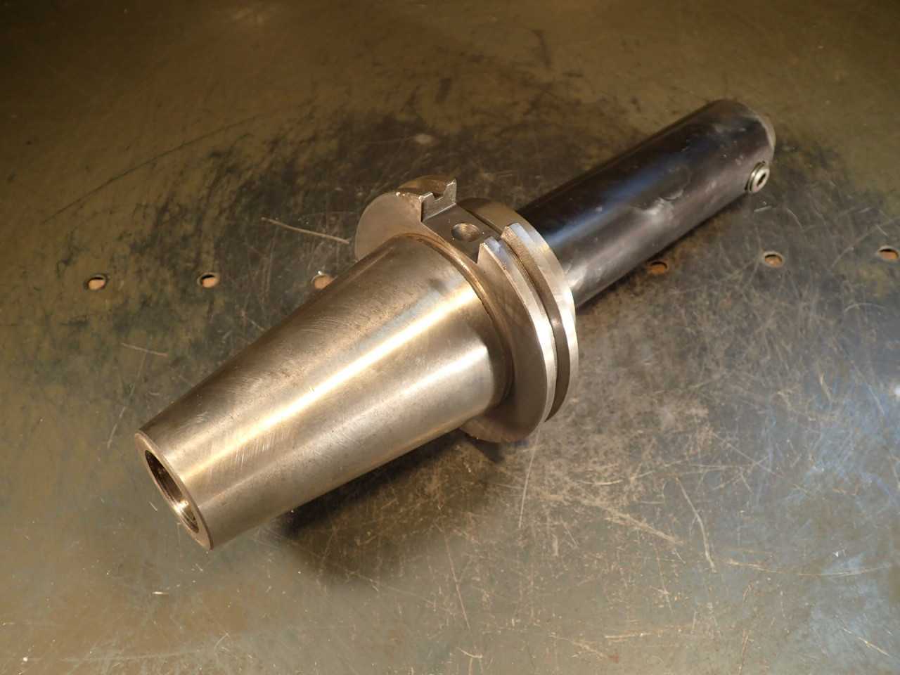 5/8" End Mill Tool Holder: 7-3/4" Projection, CAT-50 V-Flange Taper Shank Poland - MACHINING ACCESSORIES & TOOLING