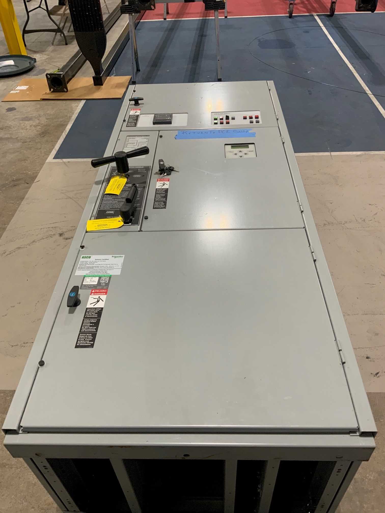 2021 ASCO 260A 480V Transfer Switch - ELECTRICAL COMPONENTS