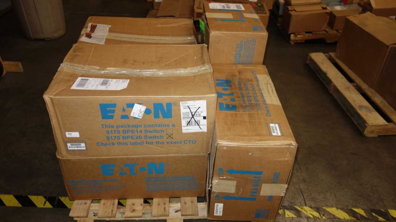 1 PALLET OF EATON 9170 BPE20 BYPASS POWER MODULE SWITCHES - AUTOMATION & CONTROLS