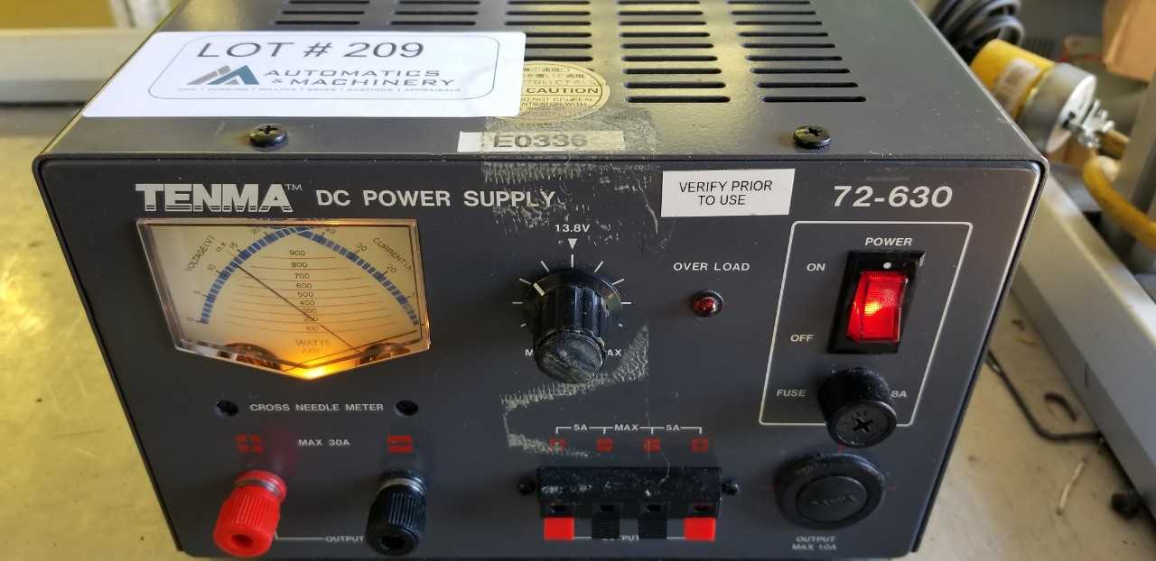 Tenma DC Power Supply - METAL INSPECTION EQUIPMENT Tenma DC Power Supply - METAL INSPECTION EQUIPMENT