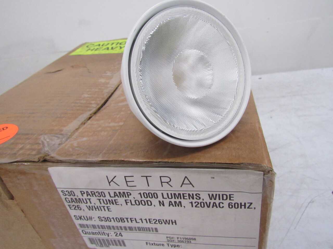 Quantity of 37x S3010BTFL11E26WH Lights - LIGHTING