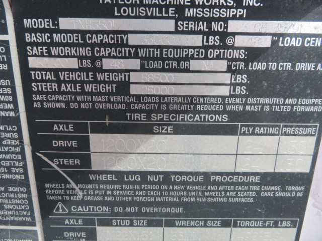 Taylor Forklift - MISCELLANEOUS