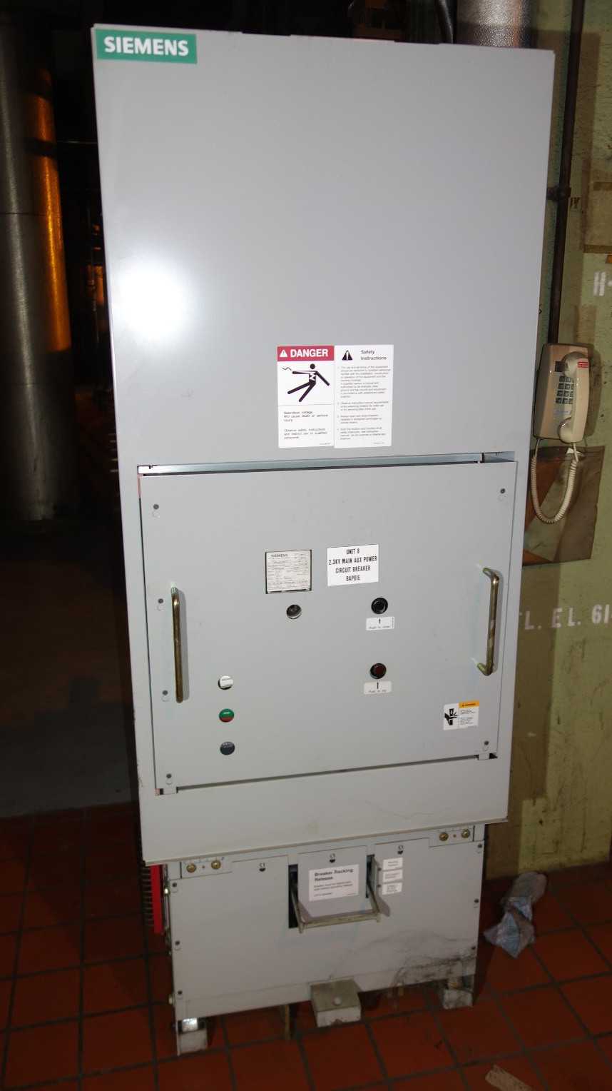 SIEMENS 5-FSV-350-3000-78 3000A 4.76KV AC HIGH VOLTAGE CIRCUIT BREAKER - CIRCUIT BREAKERS
