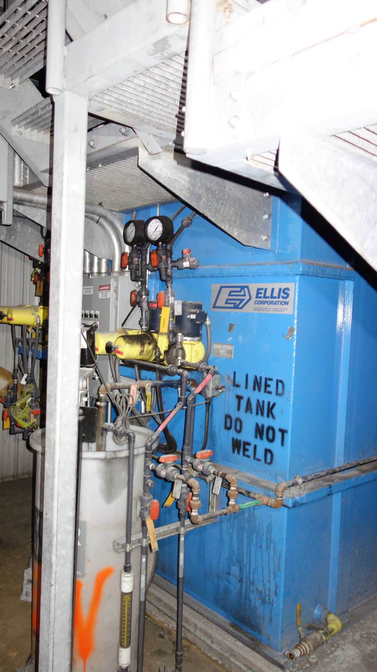 ELLIS CLARIFIER MIXING TANK PIPP-00-CF-WT-TK-MX - PROCESS EQUIPMENT