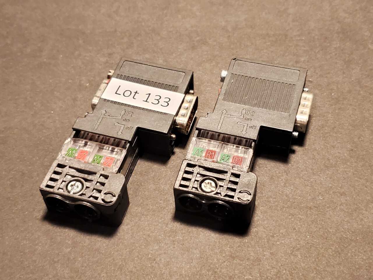 Lot of 2 Siemens ProfiBus Connector - AUTOMATION & CONTROLS