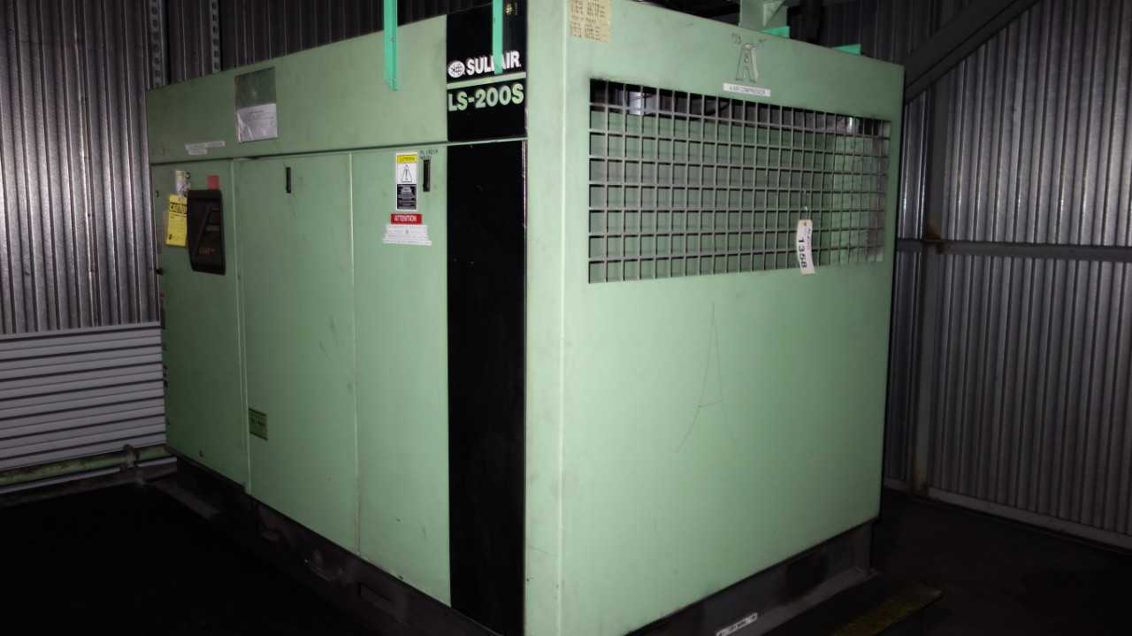 SULLAIR LS200S-125H COMPRESSOR 125HP APPROX 69K HRS - AIR COMPRESSORS