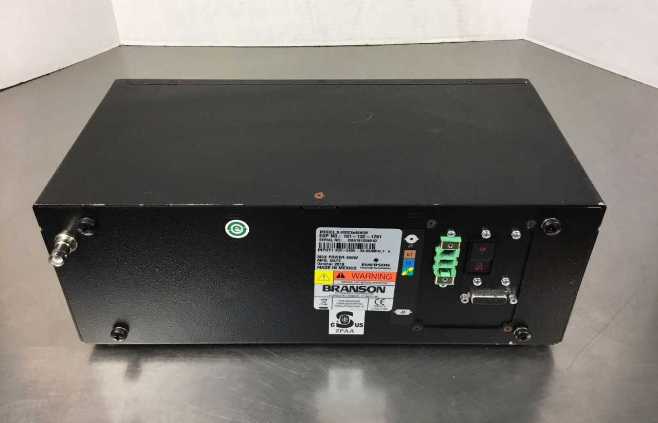 Lot of 14 Branson Ultrasonics 0.40DCXS40H0R / S40:0.40 Power Supply 200-240v-ac 400w - Used - Bench Tested. - INDUSTRIAL PARTS