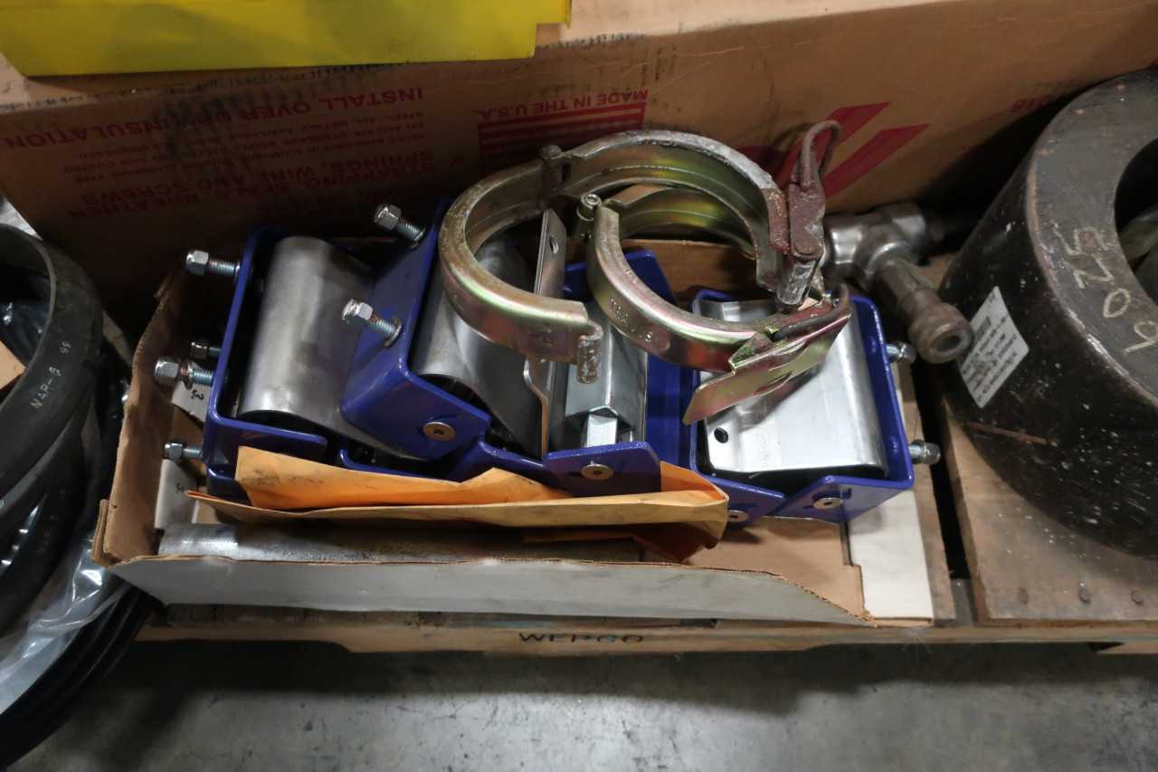 9 PALLETS OF ASSORTED POWER TRANSMISSION BELTS REPLACEMENT PARTS COUPLINGS - POWER TRANSMISSION