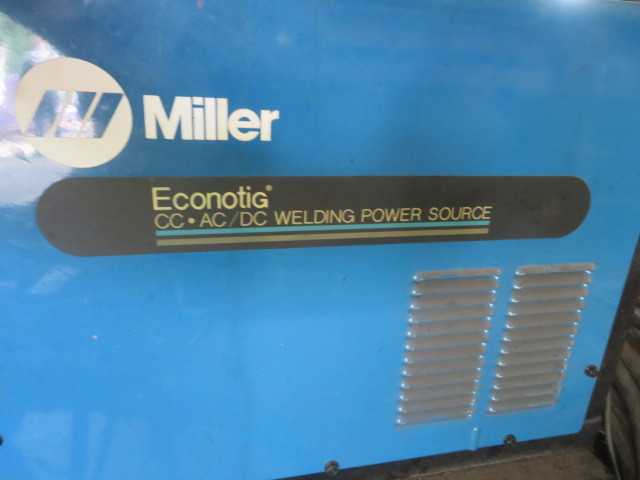 Miller Econotig Welder - MISCELLANEOUS