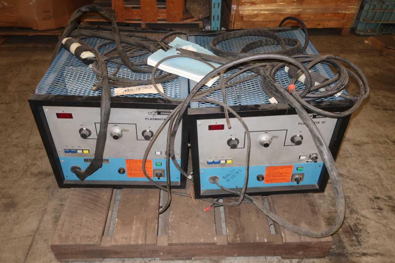 LOT OF SECHERON/MERRICK 1196 GLAND SUISSE PLASMAFIX 51 WELDERS - WELDING EQUIPMENT