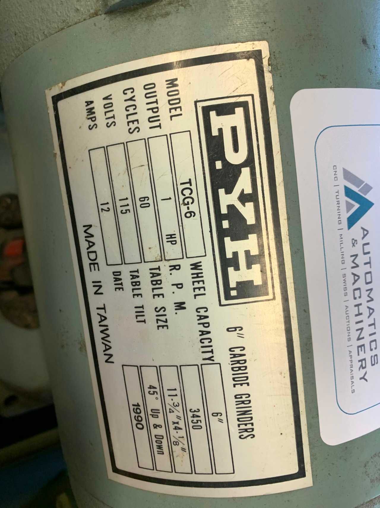 PHY TCB-6 6" Carbide Grinder - GRINDING MACHINES