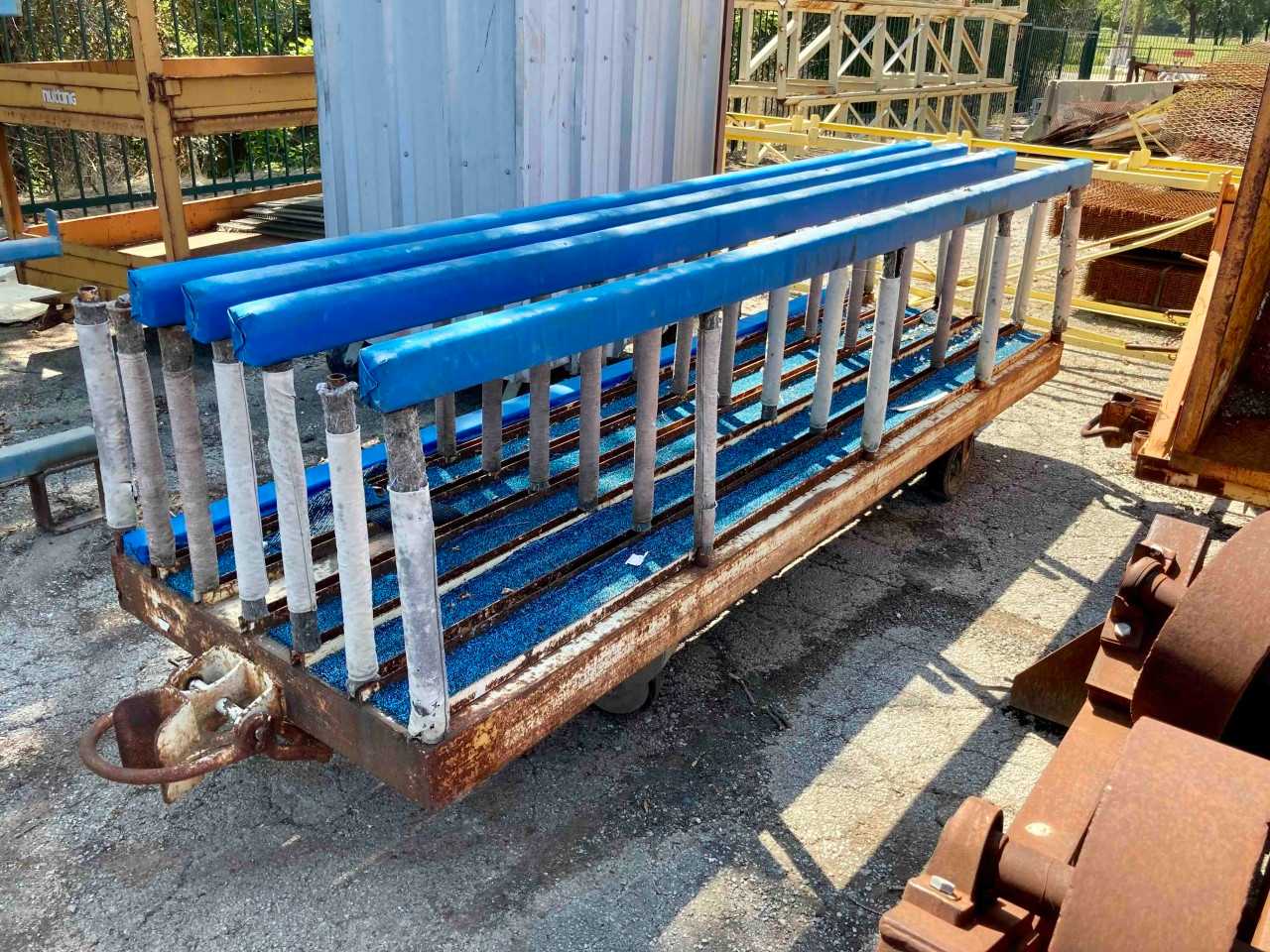 blue rack cart - ROLLING CARTS