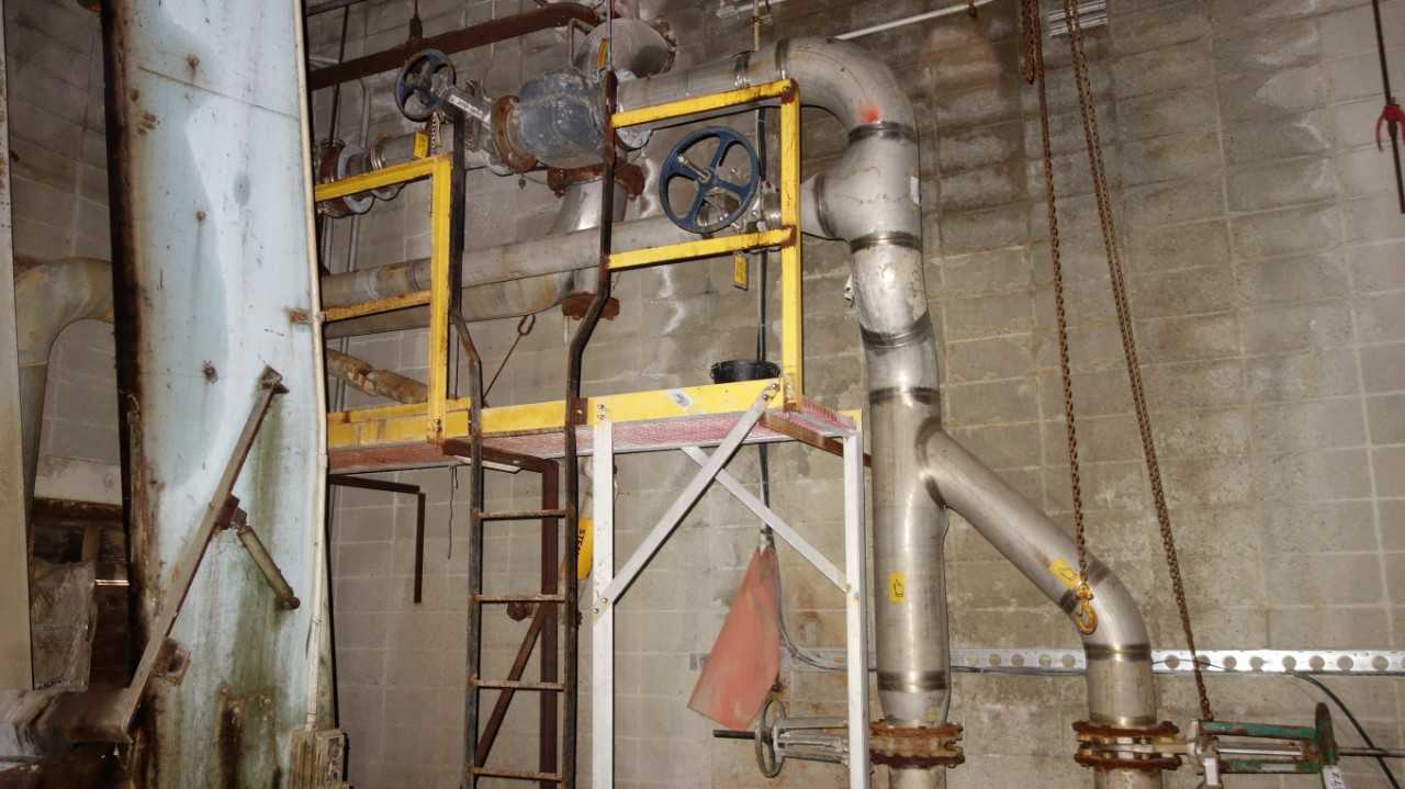 LOT OF 5 ROVALVE STAINLESS 8IN KNIFE GATE VALVES - KNIFE GATE VALVE