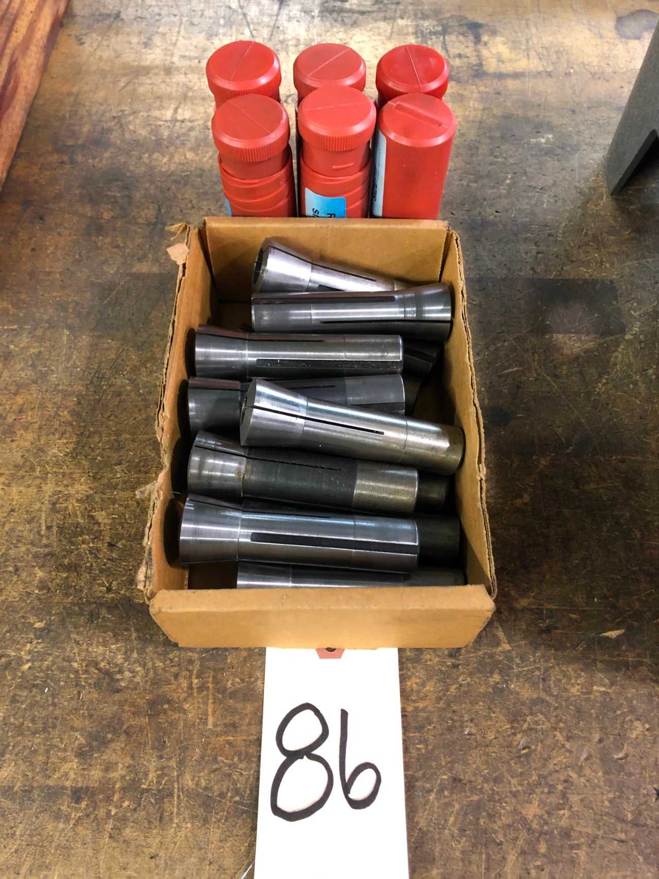 1-Box Misc. Collets & 6 Misc. Collets in Tubes - ELECTRIC POWER TOOLS
