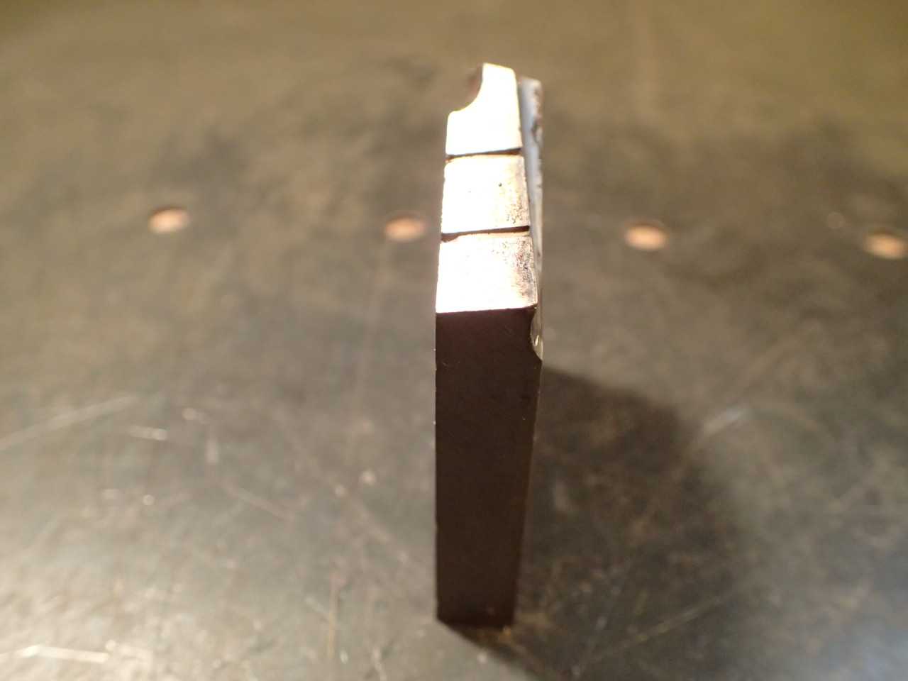 Waukesha 1025-0209F 2-9/64" 2.1406 Spade Drill Insert: AMEC, Series D, HSS - MACHINING EQUIPMENT PARTS