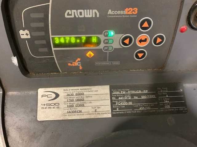 2012 Crown PC4500-80 double rider pallet jack Norcross GA - MANUAL PALLET JACKS
