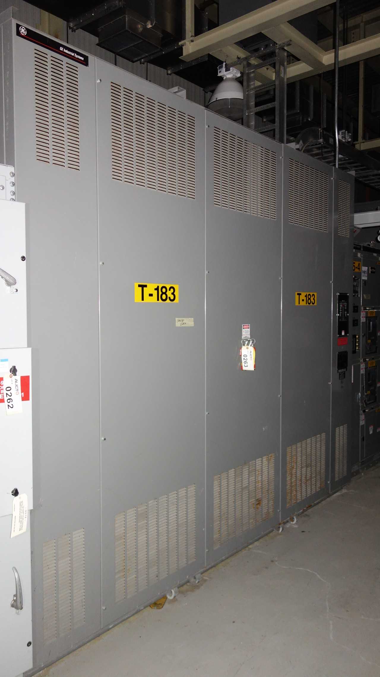 GE 2500KVA DRY TRANSFORMER w ENCLOSURE - CONTROL TRANSFORMERS
