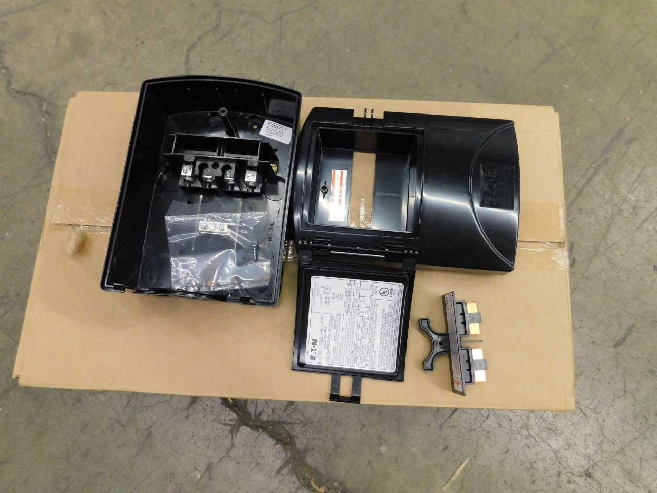 Lot of 1 Box of 10 AC Disconnect Plastic Enclosures - ELECTRICAL ENCLOSURES