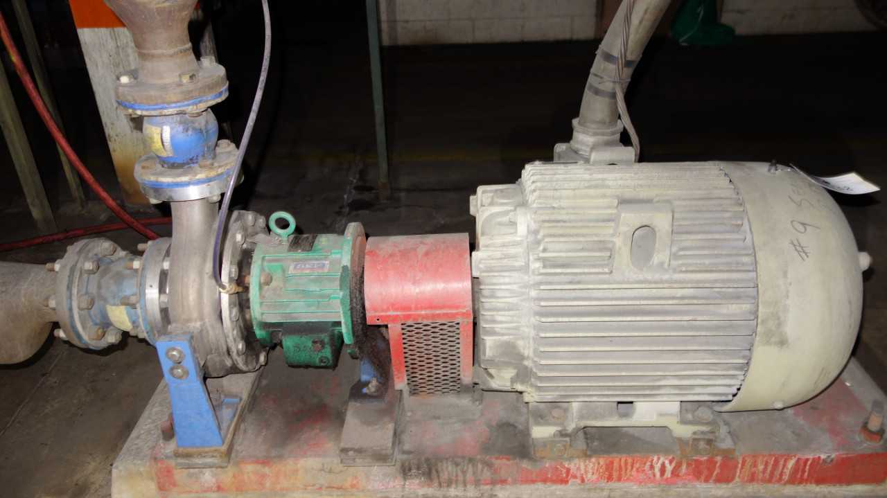ENVIRONAMICS VIT-500 STAINLESS PUMP 75HP 460V MOTOR - ELECTRIC MOTORS