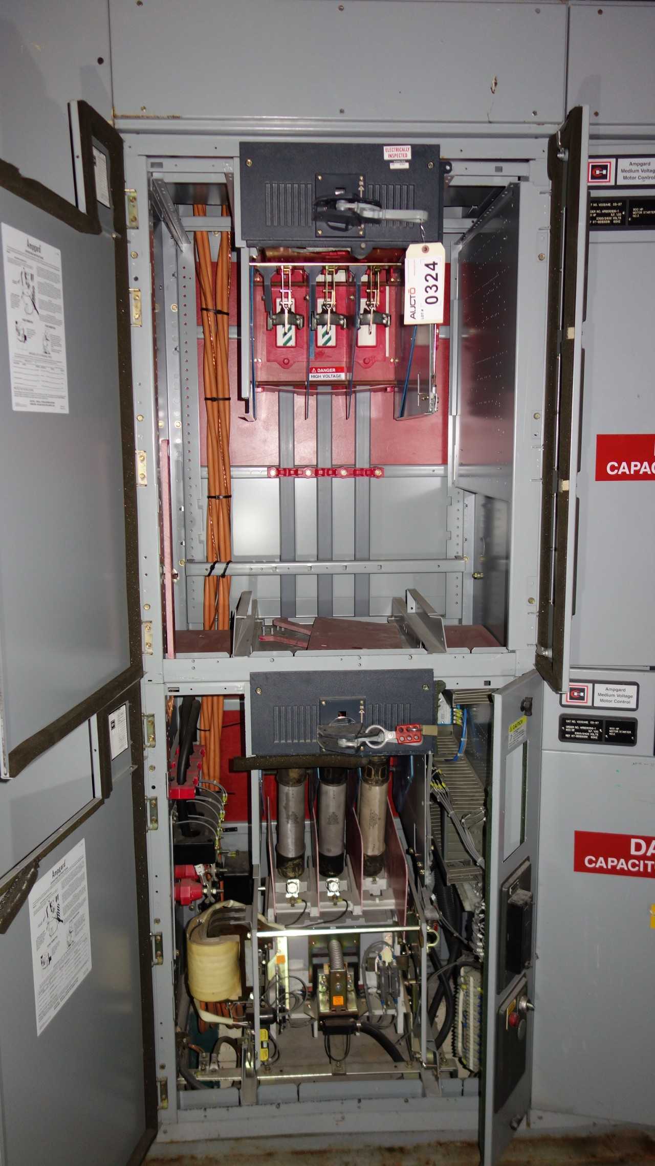 CUTLER HAMMER AMPGARD SJA25VW430 AC SWITCHGEAR (INCLUDES 2X SJA25VW430 CONTACTORS) - SWITCHGEAR