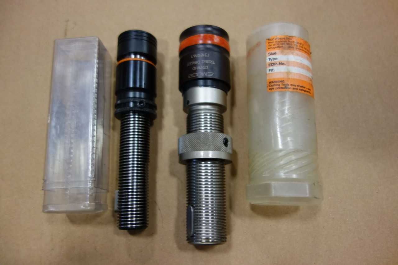 LOT OF ASSORTED QUICK CHANGE TAP HOLDERS - COLLIS, EMUGE, SMITH TOOL - MACHINING ACCESSORIES & TOOLING