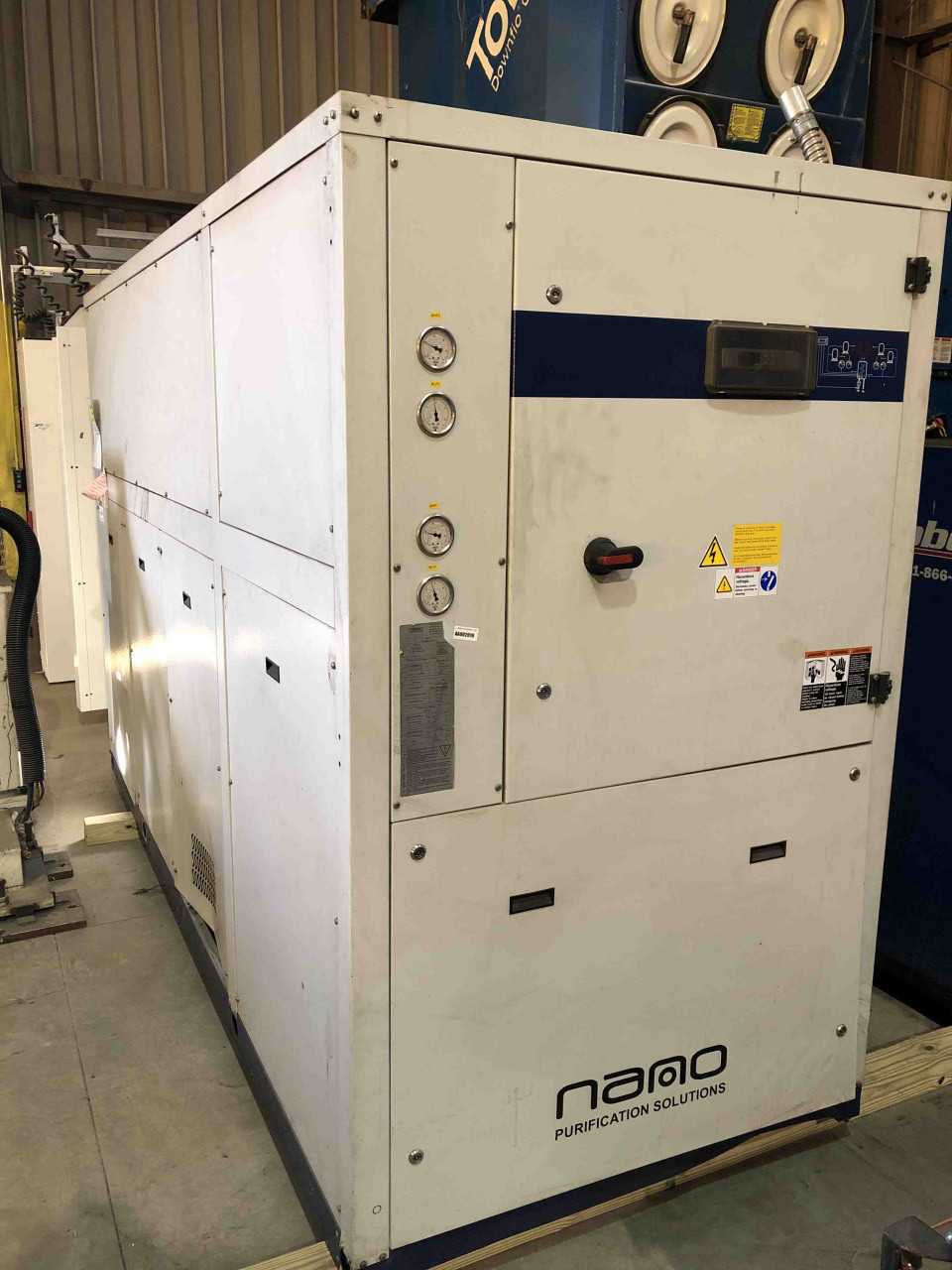 2012 Nano Purification NPC 400UL3CEAX 100HP Enclosed Chiller Unit - CONSTRUCTION EQUIPMENT
