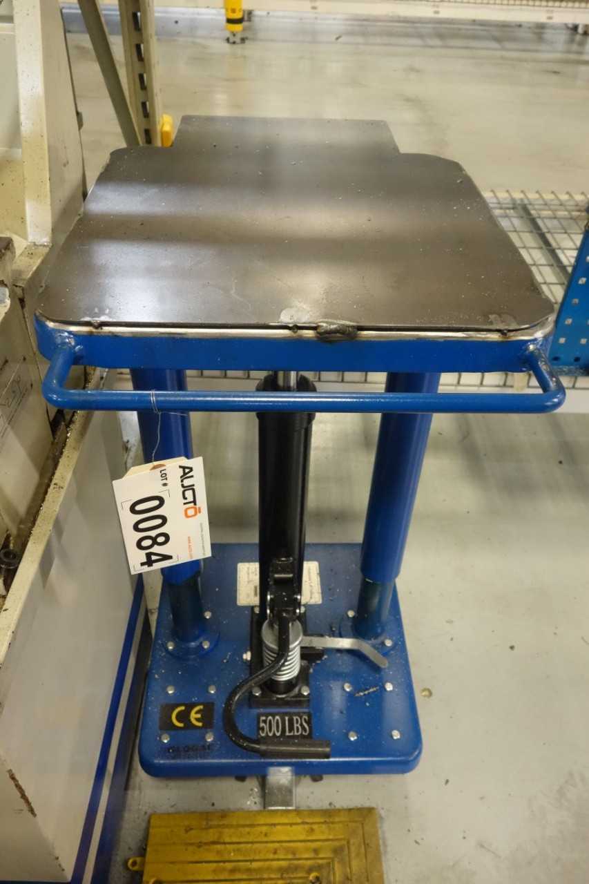 Hydraulic Lift Tables MD0458 500lb manual hydraulic lift table - MATERIAL HANDLING