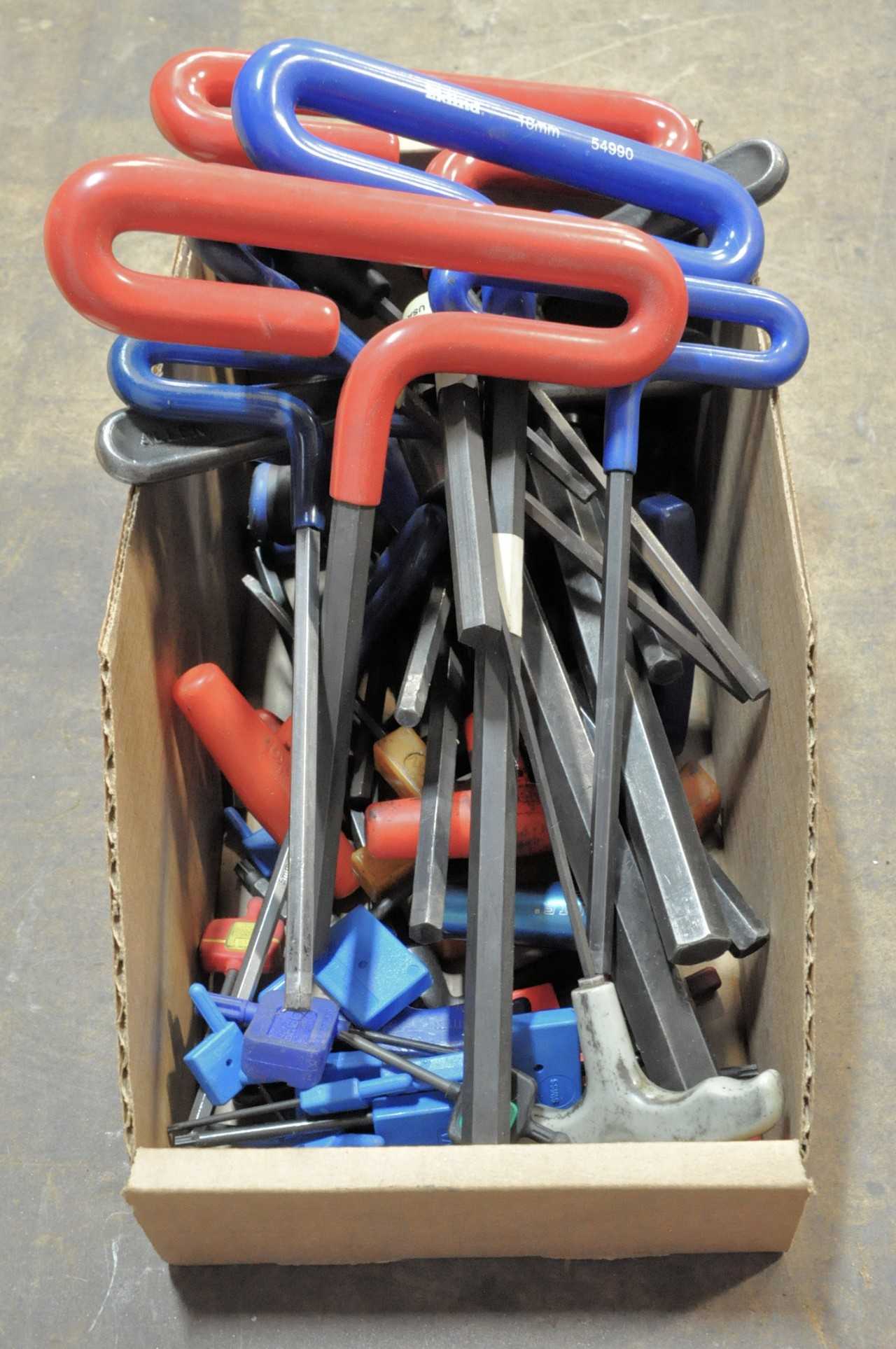 Lot-T Handle Allen Wrenches in (1) Box - HAND TOOLS