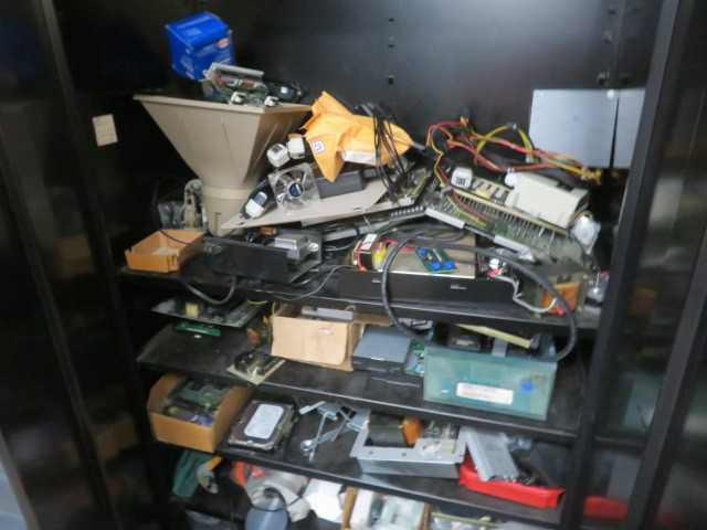 Cabinets, Racks and Contents, Many Items, (lot) - MISCELLANEOUS