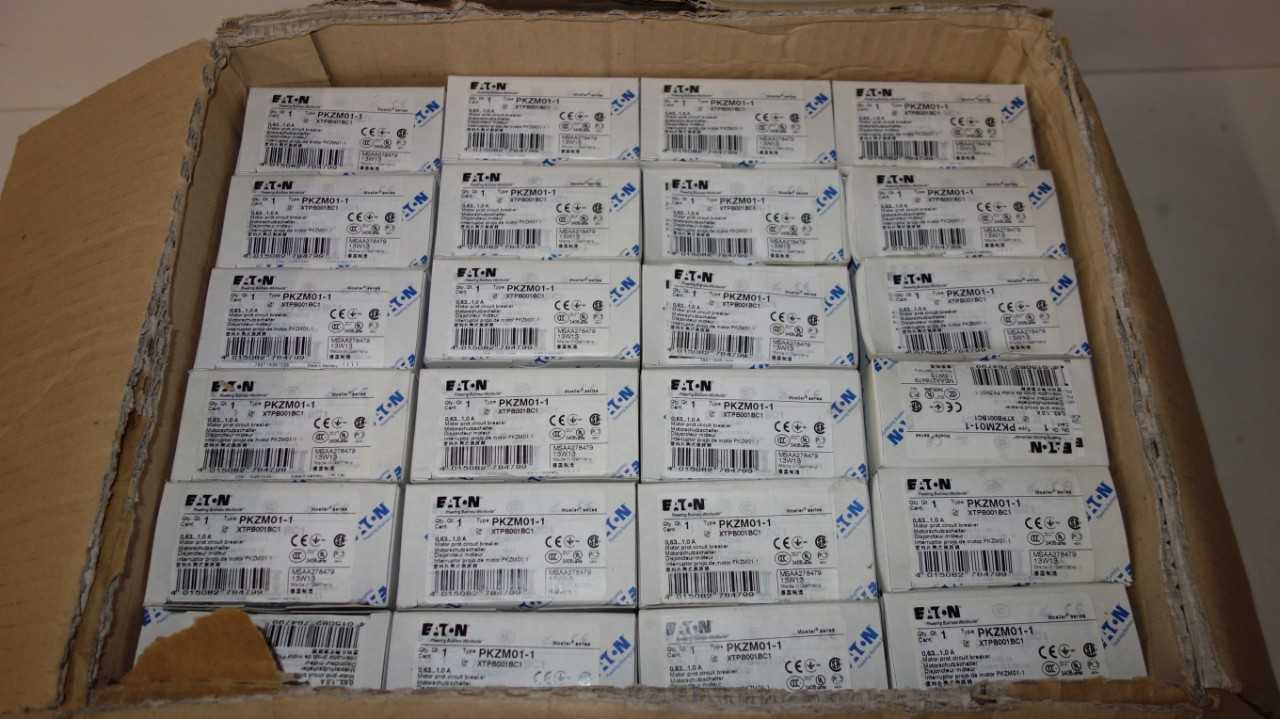 1 BOX OF 48 EATON MOELLER PKZM01-1 MOTOR CIRCUIT BREAKERS - CIRCUIT BREAKERS