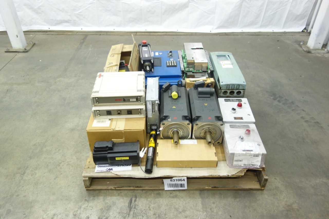 PALLET OF ASSORTED AUTOMATION AND CONTROLS - INDUSTRIAL PARTS