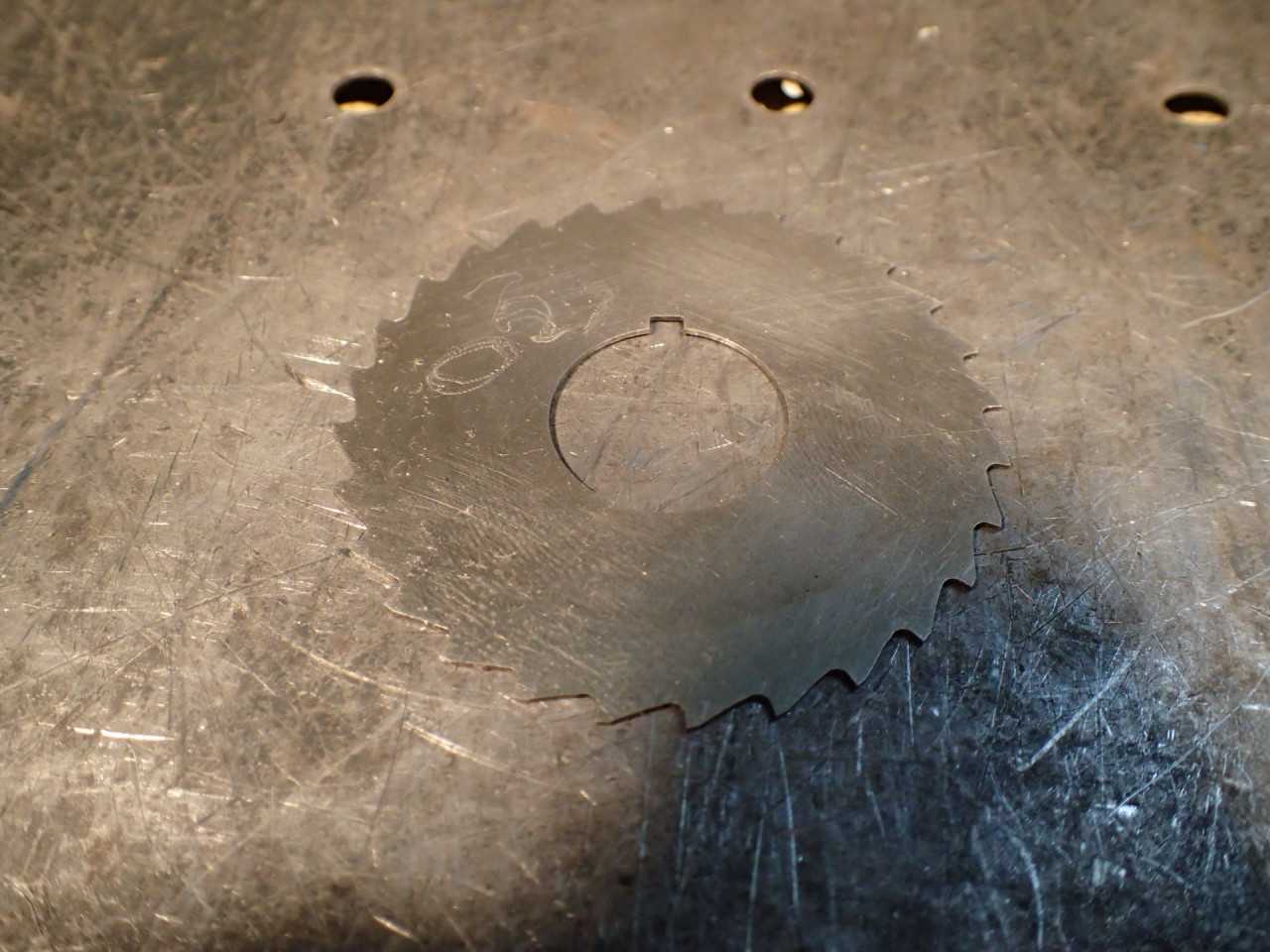 .027" x 2-1/2" OD Horizontal Milling Cutter Metal Slitting Saw: 7/8" Arbor Hole - MILLING TOOLS