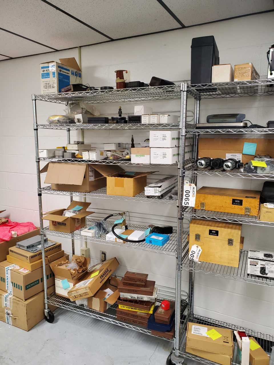 Contents of 3X Shelving - Misc. Electrical and Quality Gauges - MISCELLANEOUS