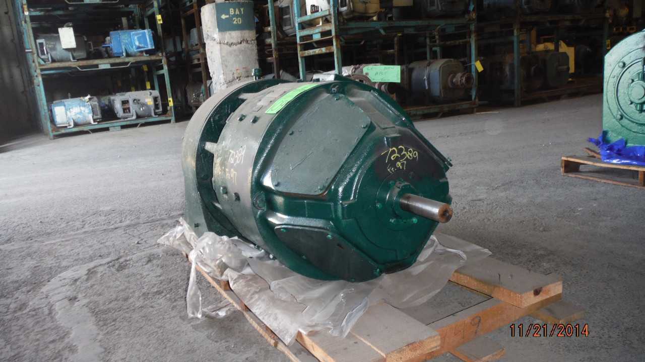10 HP 72 RPM 97 Frame GE DC Gear Motor Model 7GH761DD188 - ELECTRIC MOTORS