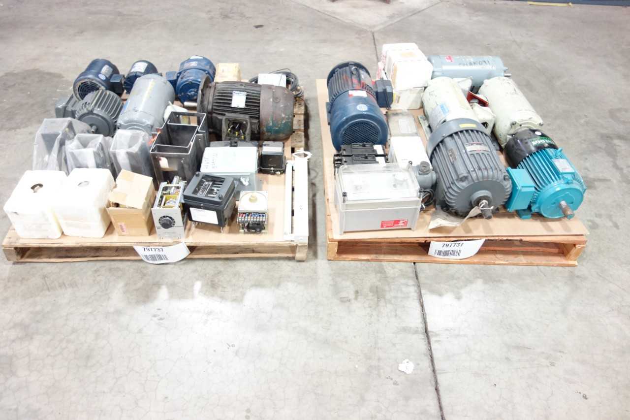 2 PALLETS OF ASSORTED ELECTRICAL - ELECTRICAL COMPONENTS