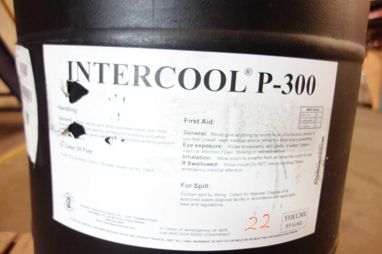 55 GALLONS INTERSTATE CHEMICAL INTERCOOL P-300 - SAFETY EQUIPMENT