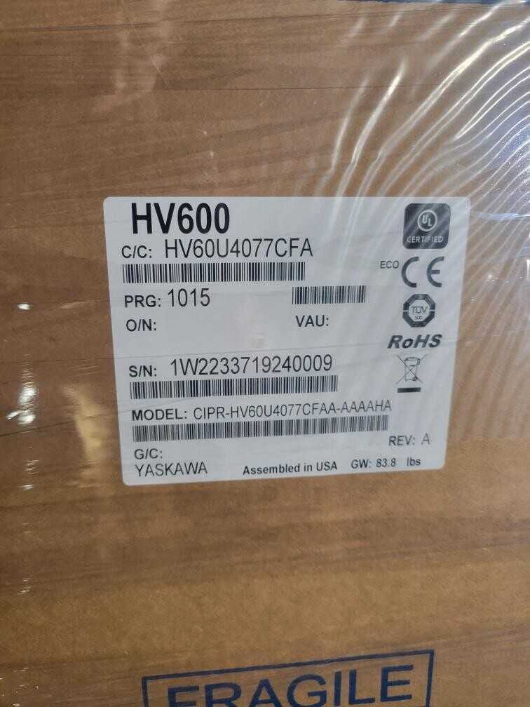 Lot of 5 Brand NEW - Yaskawa HV600 Variable Frequency Drives - Still in Box. - INDUSTRIAL PARTS