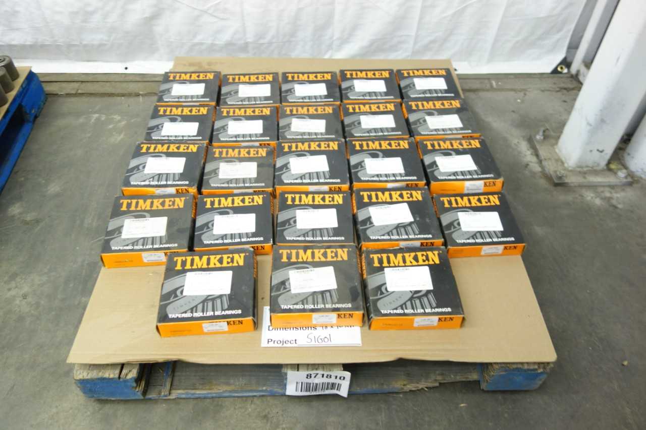 PALLET OF TIMKEN ROLLER BEARINGS - BEARINGS