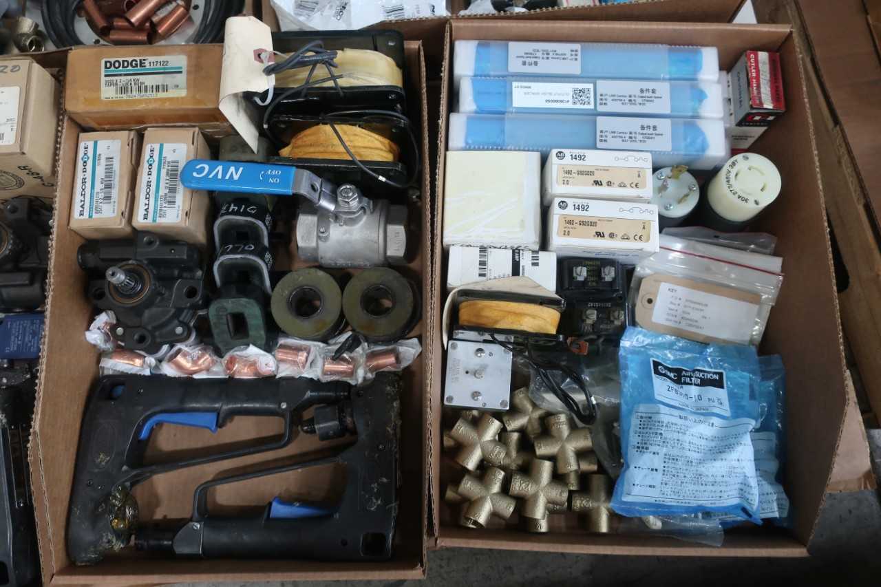 3 PALLETS OF ASSORTED ELECTRICAL AND MIXED MRO - ELECTRICAL COMPONENTS