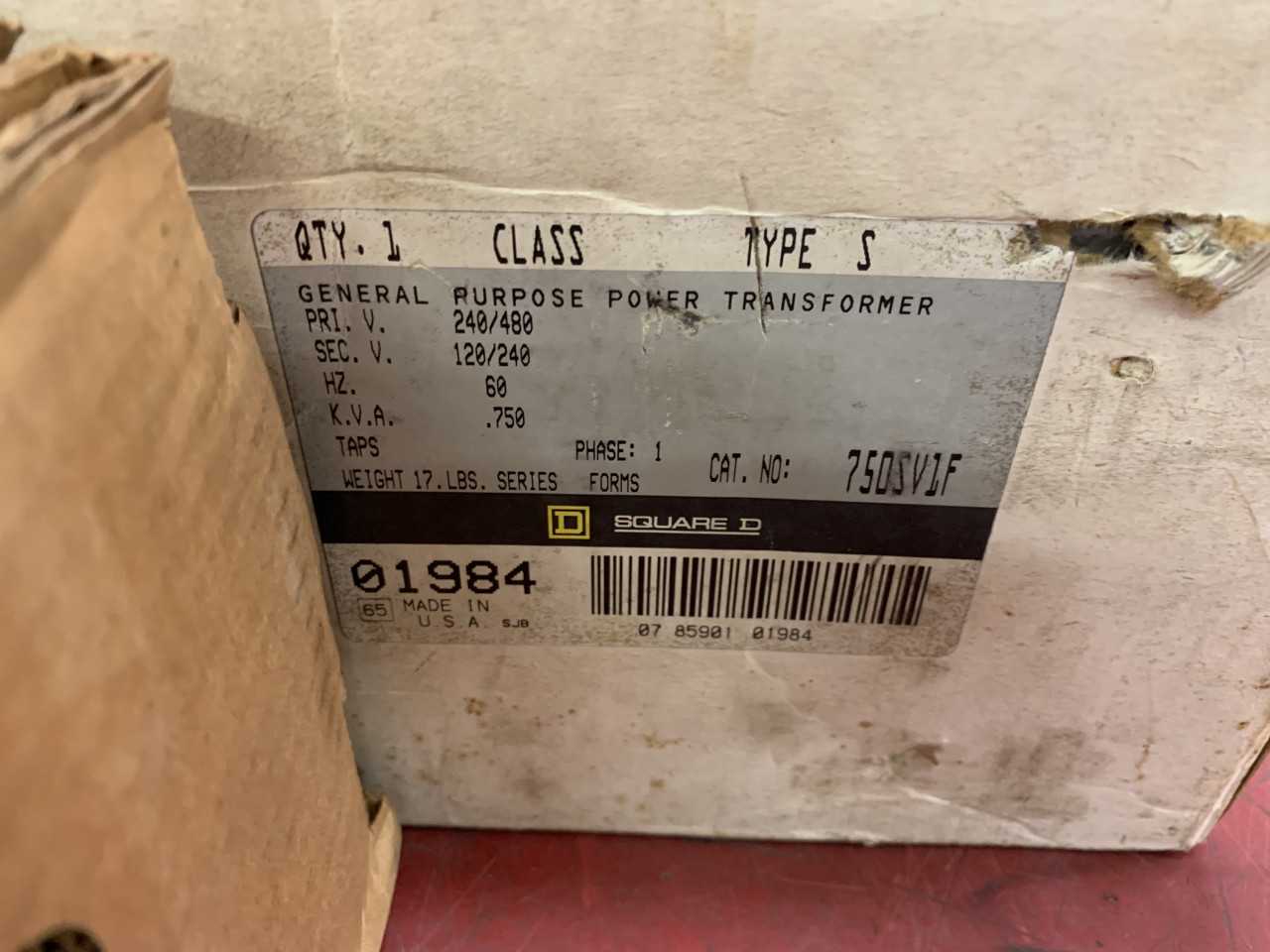LOT OF 3 TRANSFORMERS SQUARE D AND GENERAL ELECTRIC - CONTROL TRANSFORMERS