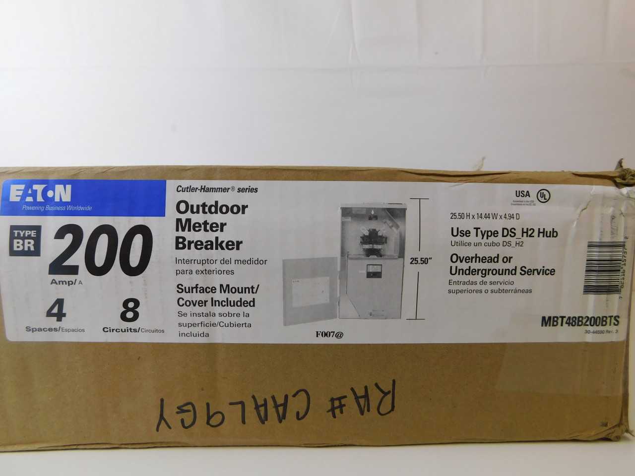 Quantity of 1x MBT48B200BTS Electrical Enclosures - ELECTRICAL ENCLOSURES