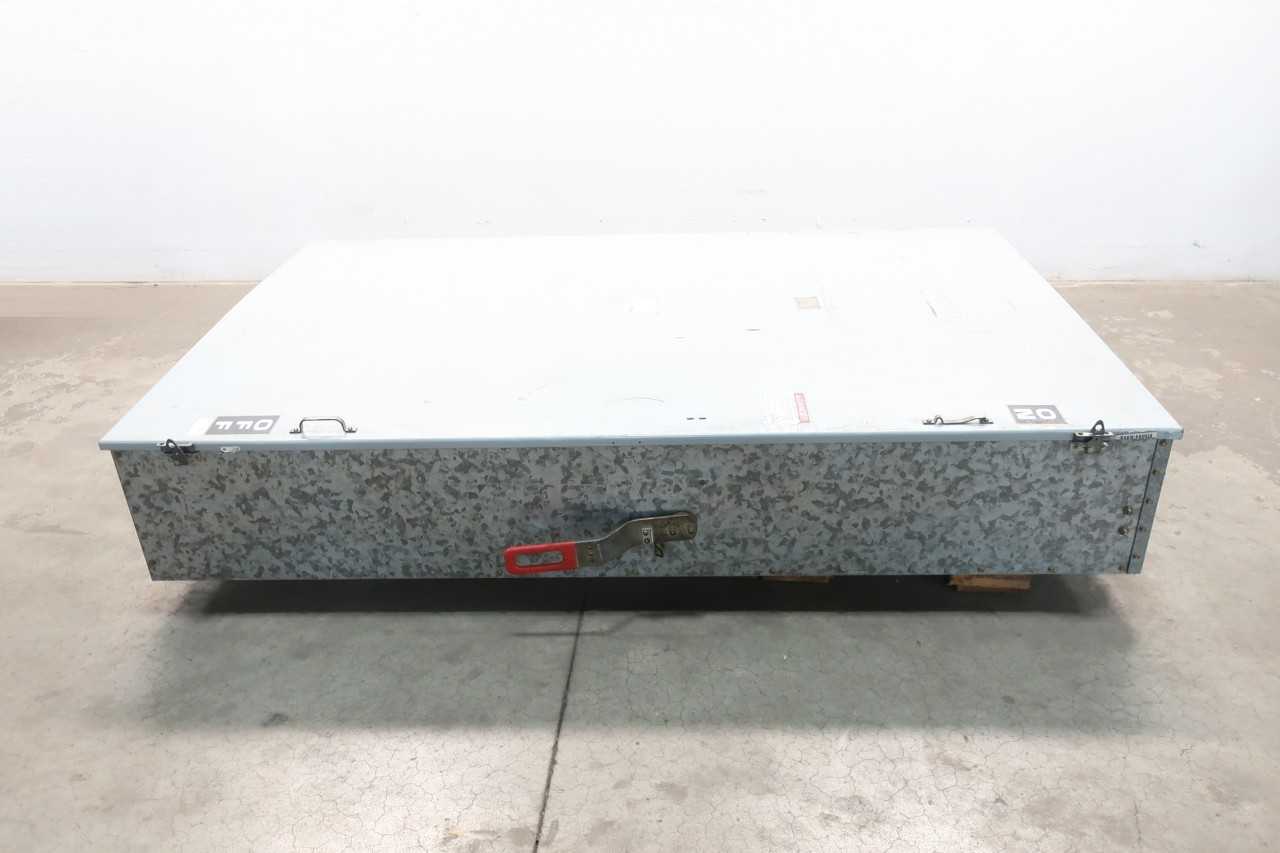 GENERAL ELECTRIC GE TC72368 3P 1200A AMP 600V-AC FUSIBLE DISCONNECT SWITCH - DISCONNECT SWITCHES