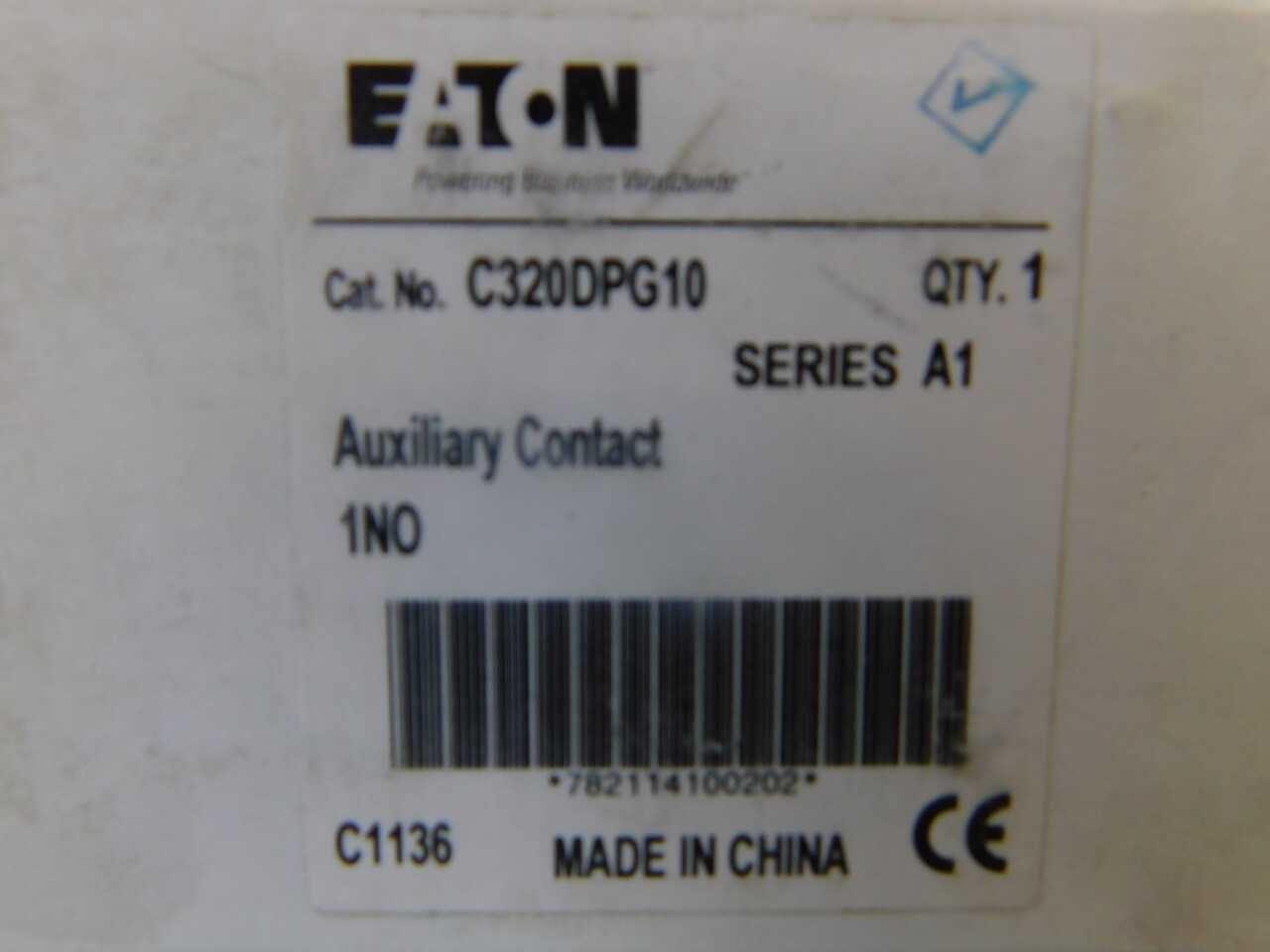 Quantity of 100x C320DPG10 Auxiliary Contacts - VALVES Quantity of 100x C320DPG10 Auxiliary Contacts - VALVES