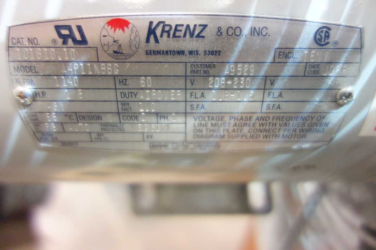 LOT OF 3 KRENZ AUXILIARY TRANSFORMER FAN ASSEMBLY - CONTROL TRANSFORMERS